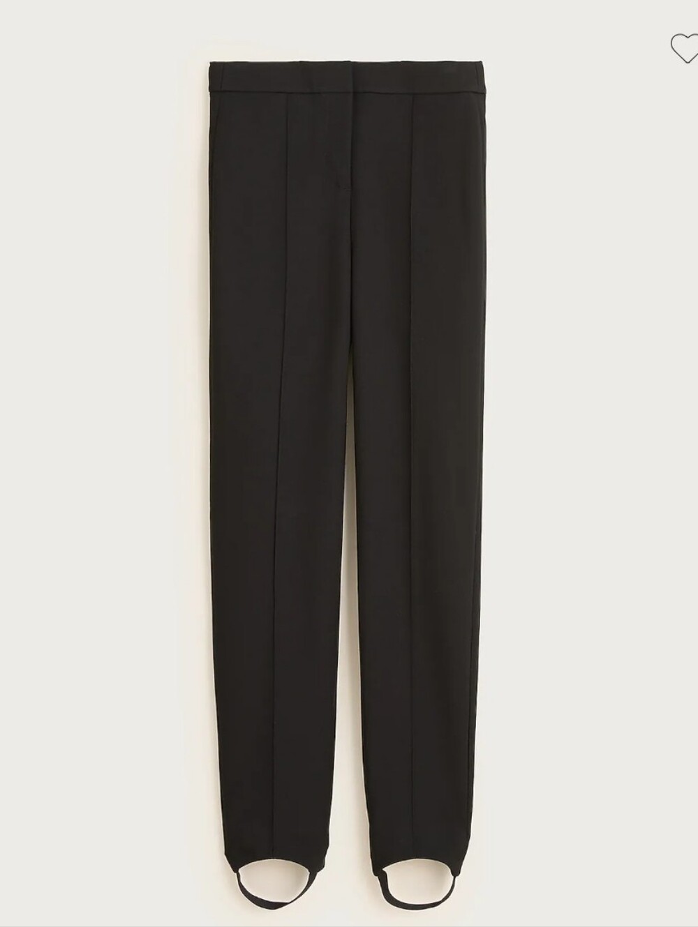 J Crew Stirrup pant in four-season stretch CS743 Size 0 Petite NWT Black